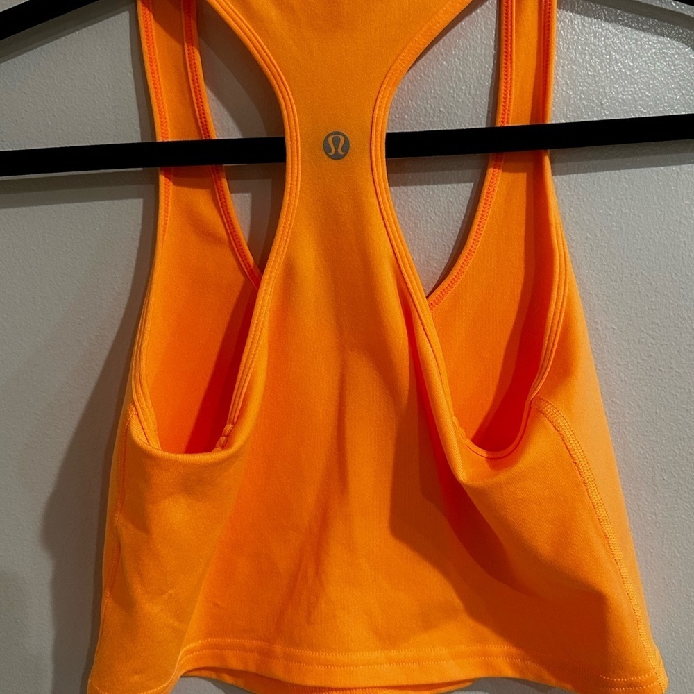 Lululemon Orange Cool Racerback - Picture 2 of 2